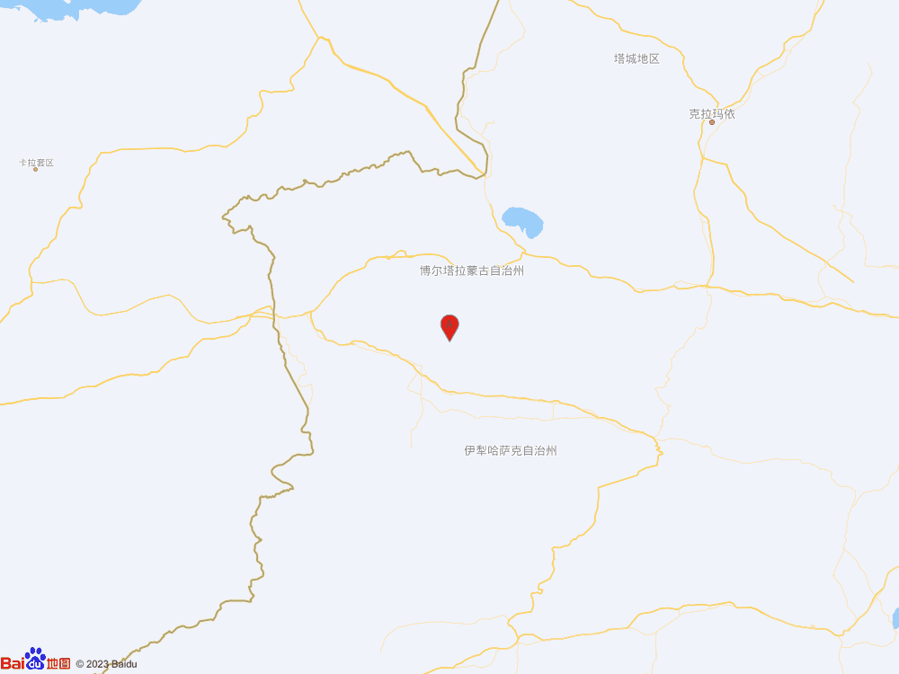 新疆伊犁州尼勒克縣發(fā)生3.3級(jí)地震