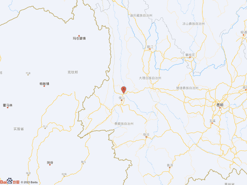 云南保山市隆陽區(qū)（北緯25.41度，東經(jīng)99.25度）發(fā)生3.6級(jí)地震