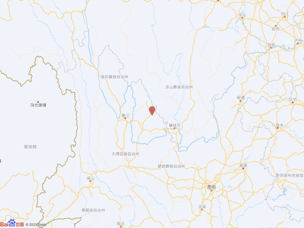 云南麗江市寧蒗縣發(fā)生3.3級(jí)地震