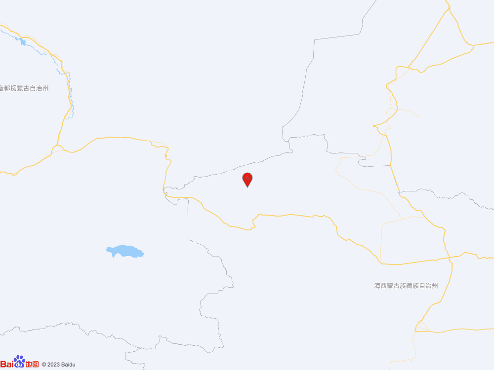 青海海西州茫崖市發生3.3級地震
