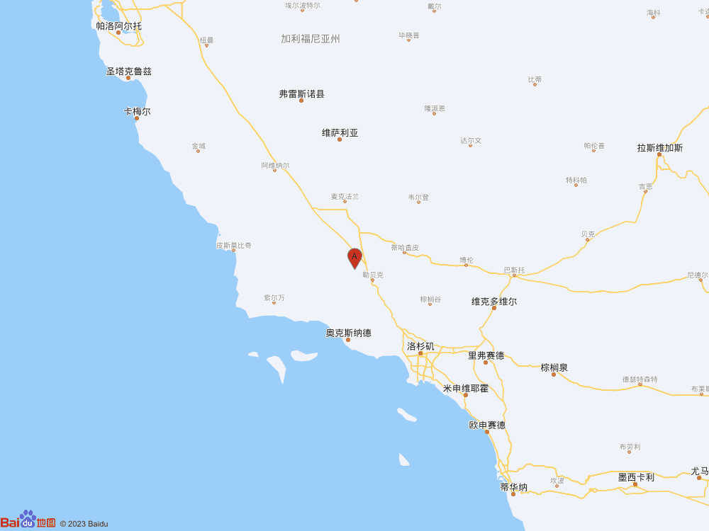 美國加利福尼亞州發生5.4級地震