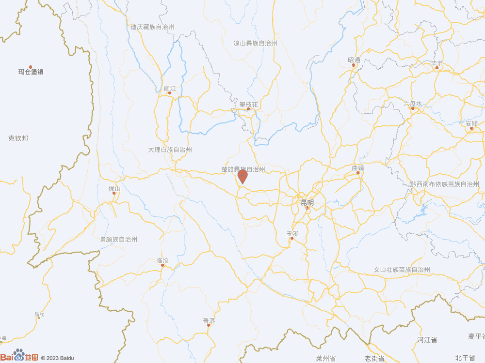 云南楚雄州牟定縣發生3.3級地震