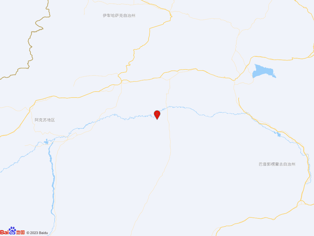 新疆阿克蘇地區庫車市發生3.2級地震