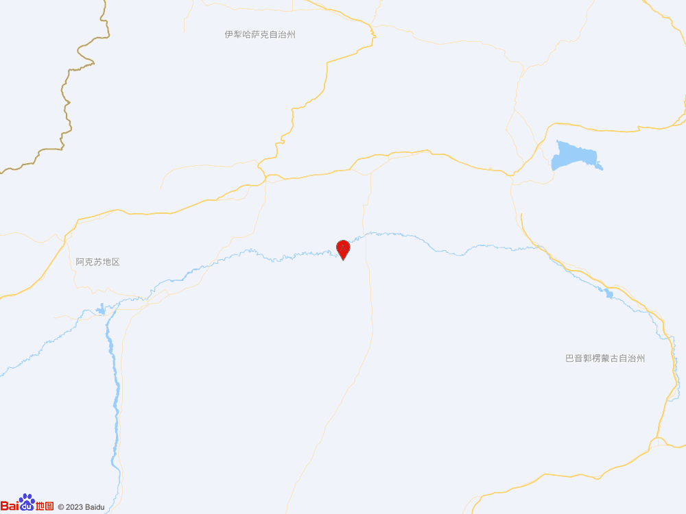 新疆阿克蘇地區庫車市發生3.2級地震