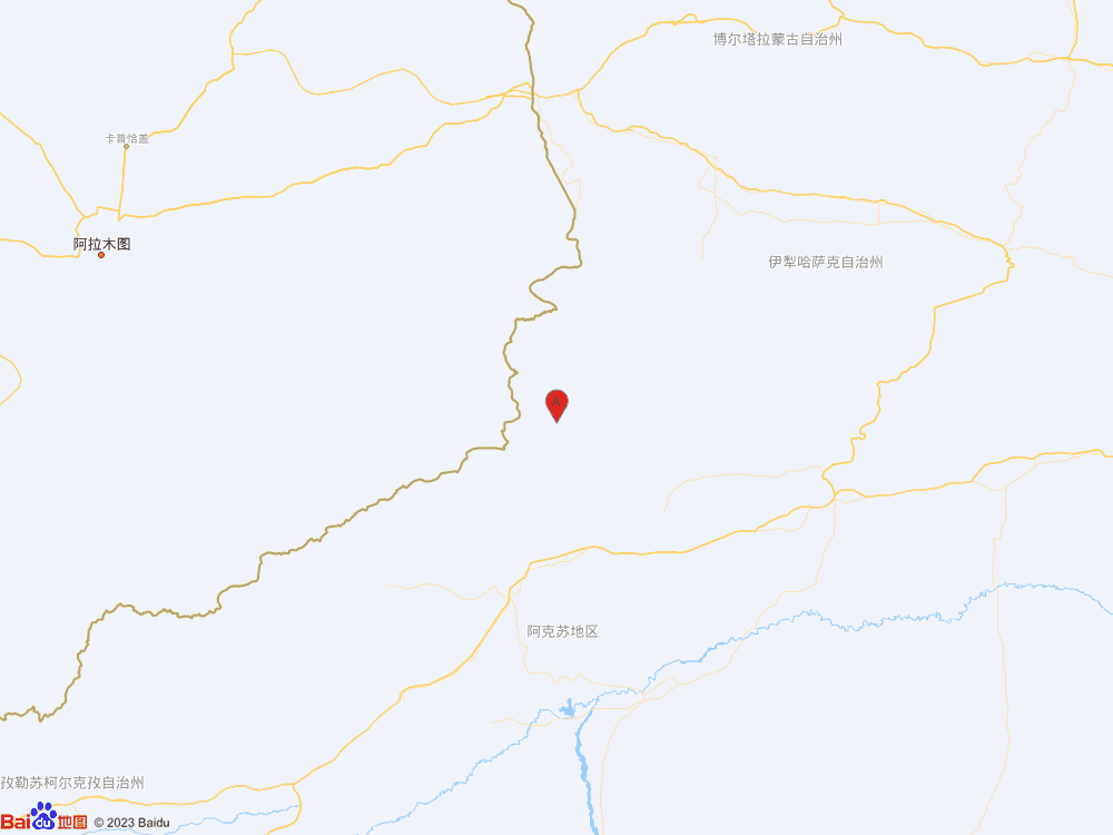 新疆阿克蘇地區溫宿縣發生3.1級地震