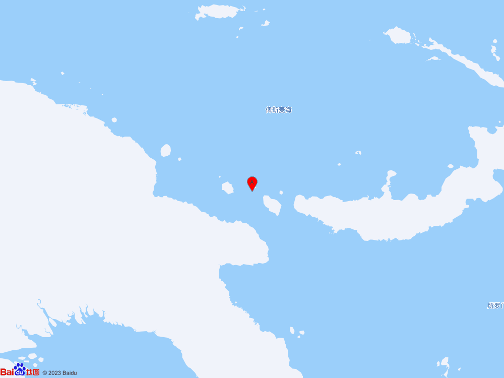 巴布亞新幾內亞附近海域發生5.5級地震