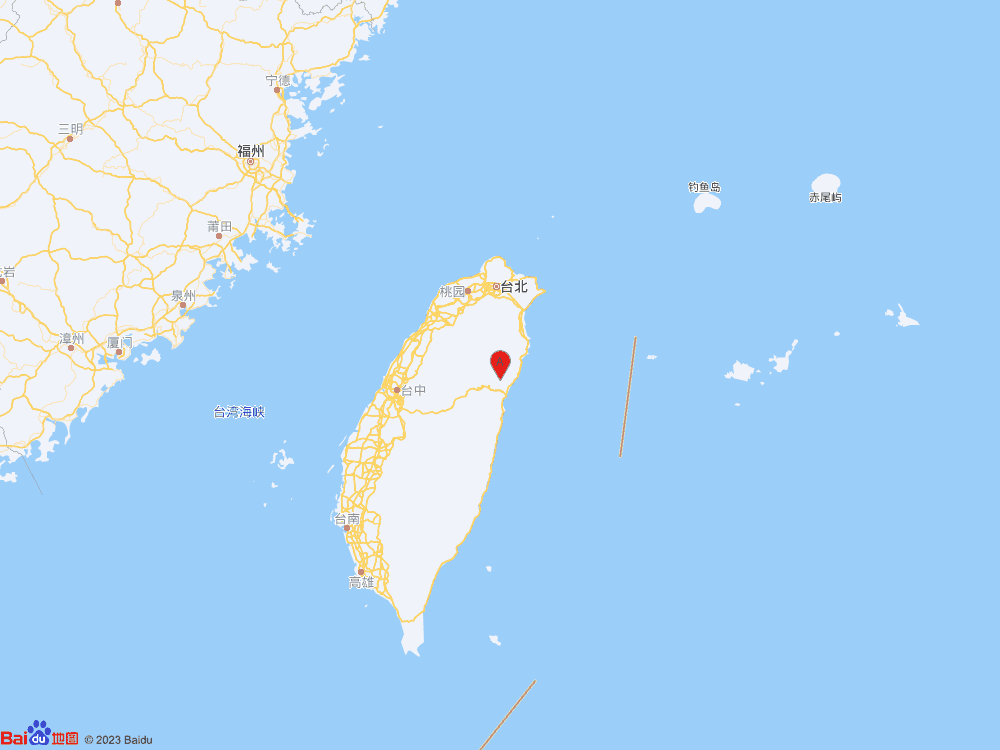 臺灣花蓮縣發生4.5級地震