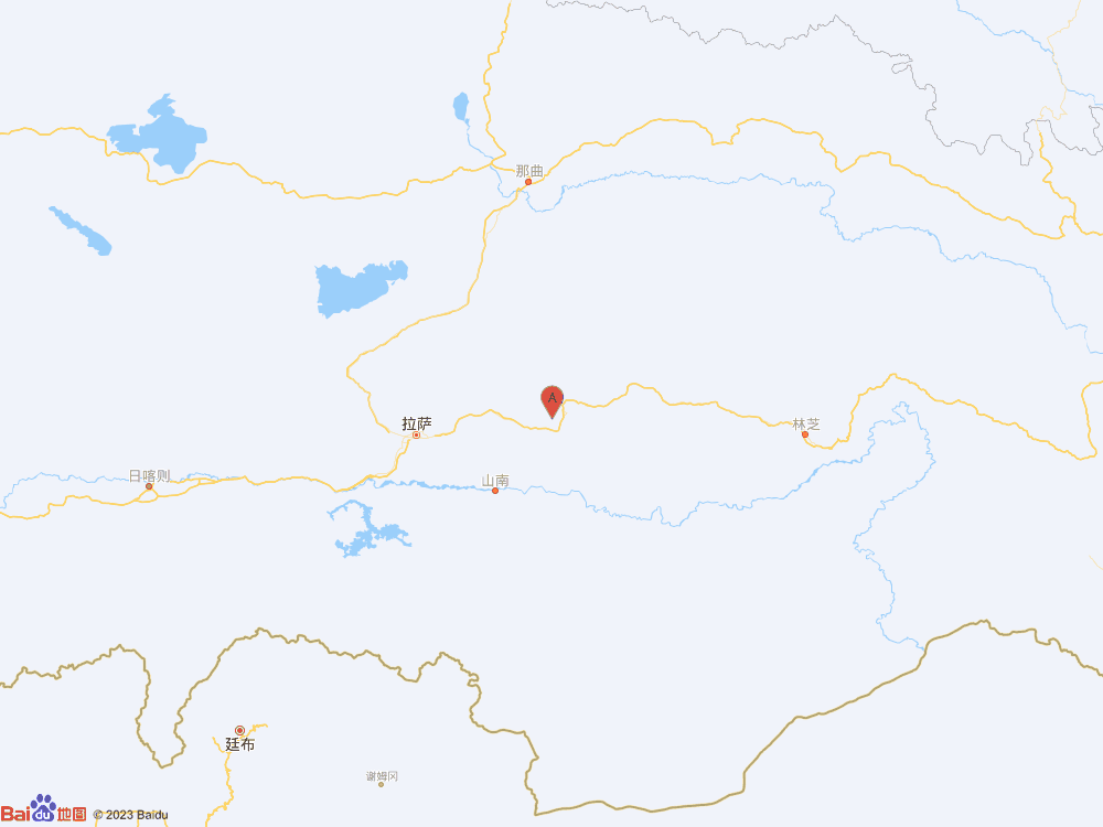 西藏拉薩市墨竹工卡縣發生3.6級地震