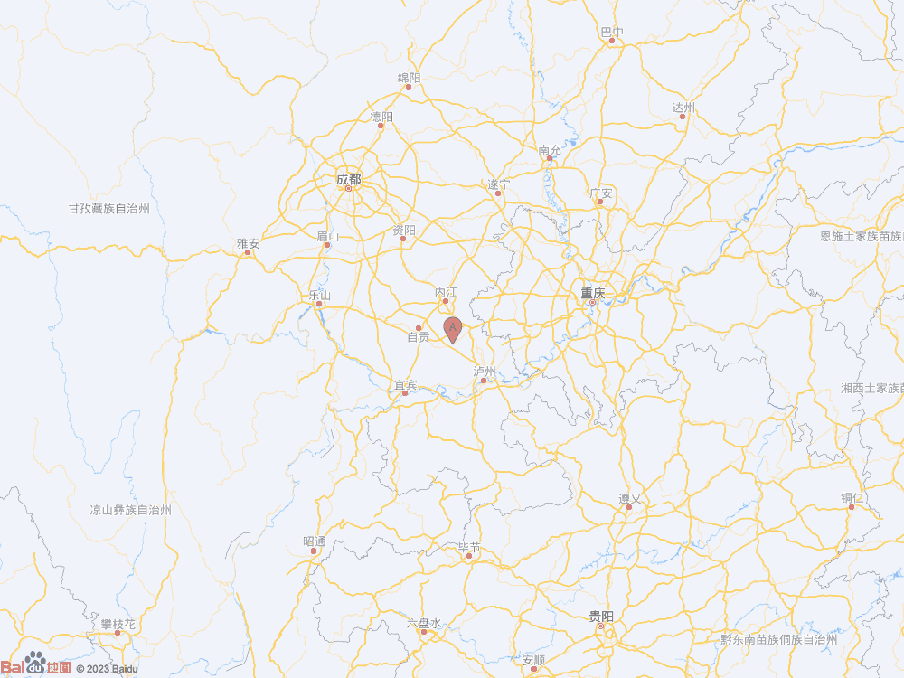 四川自貢市富順縣發生3.0級地震