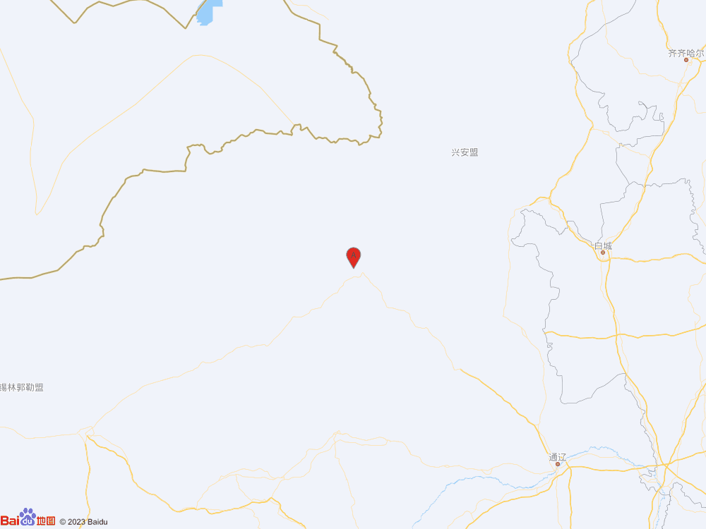 內(nèi)蒙古通遼市霍林郭勒市發(fā)生4.3級(jí)地震