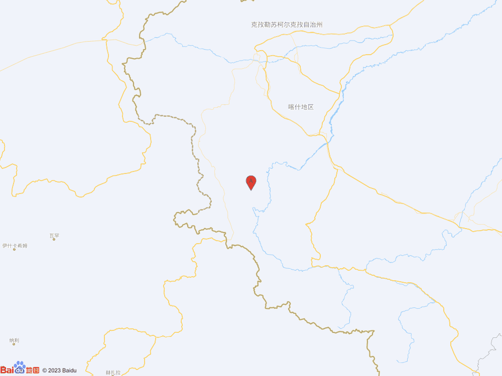 新疆喀什地區塔什庫爾干縣發生3.9級地震