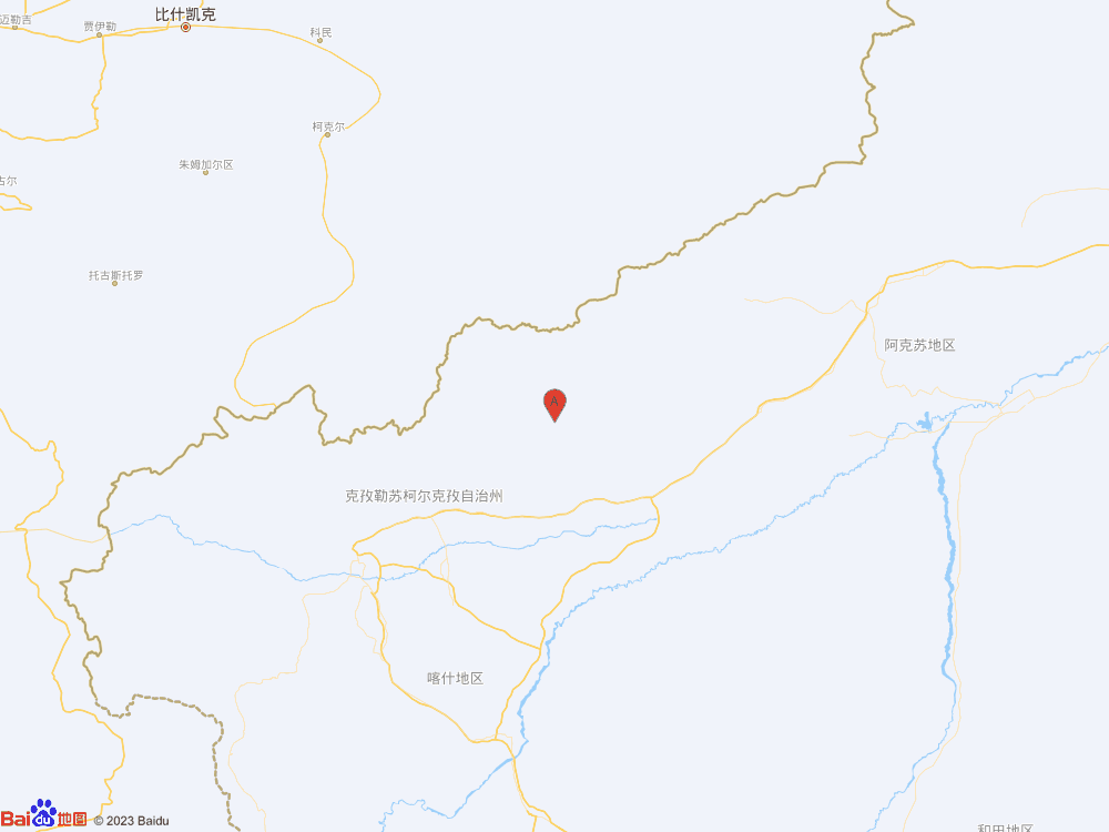 新疆克孜勒蘇州阿圖什市（北緯40.46度，東經77.63度）發生4.6級地震