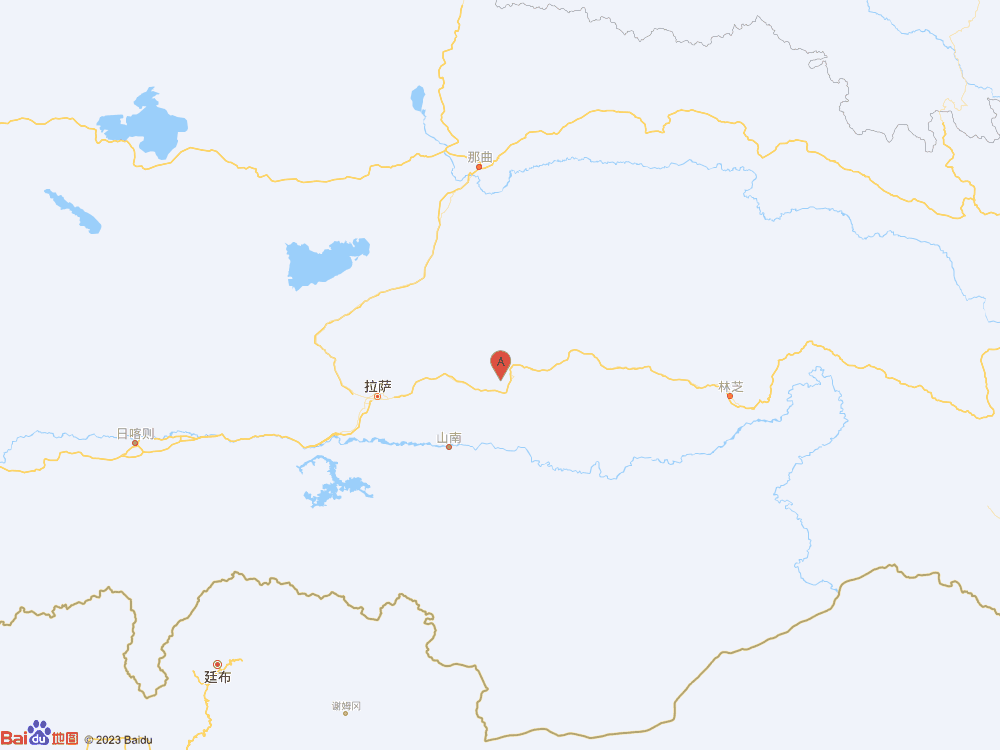 西藏拉薩市墨竹工卡縣發生3.4級地震