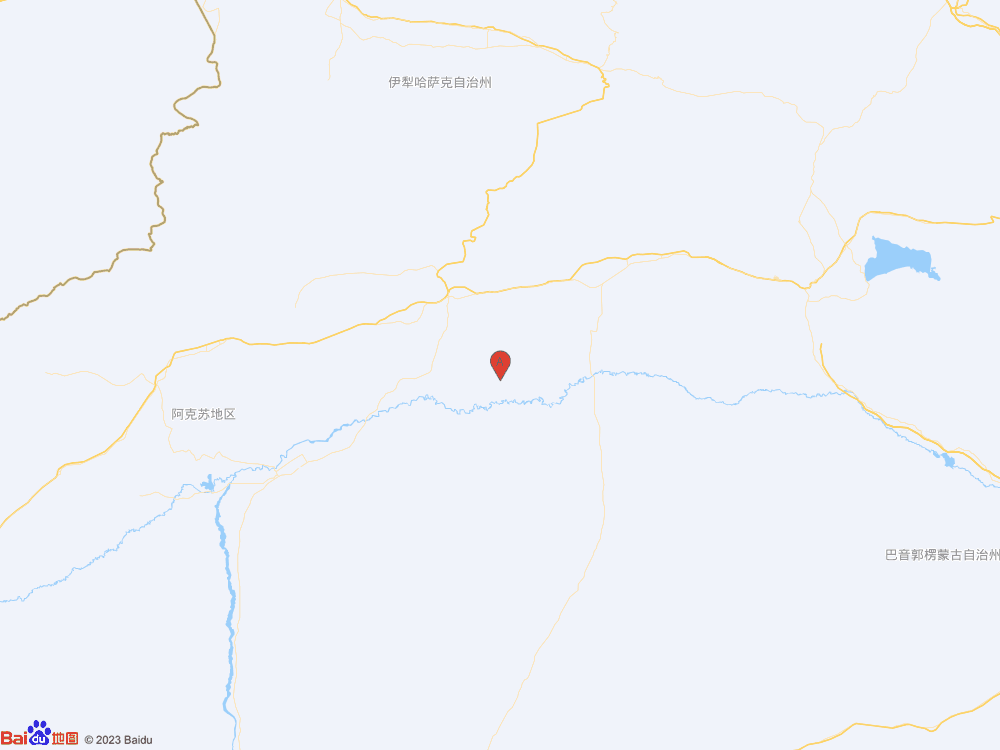 新疆阿克蘇地區庫車市發生3.2級地震