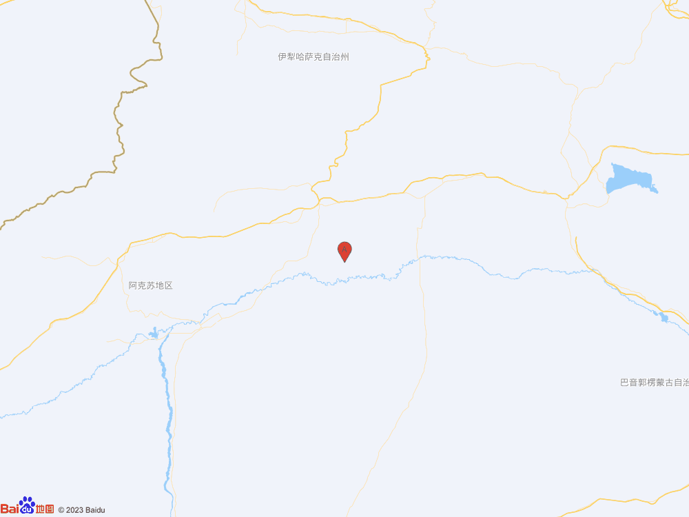 新疆阿克蘇地區(qū)庫車市發(fā)生3.3級地震