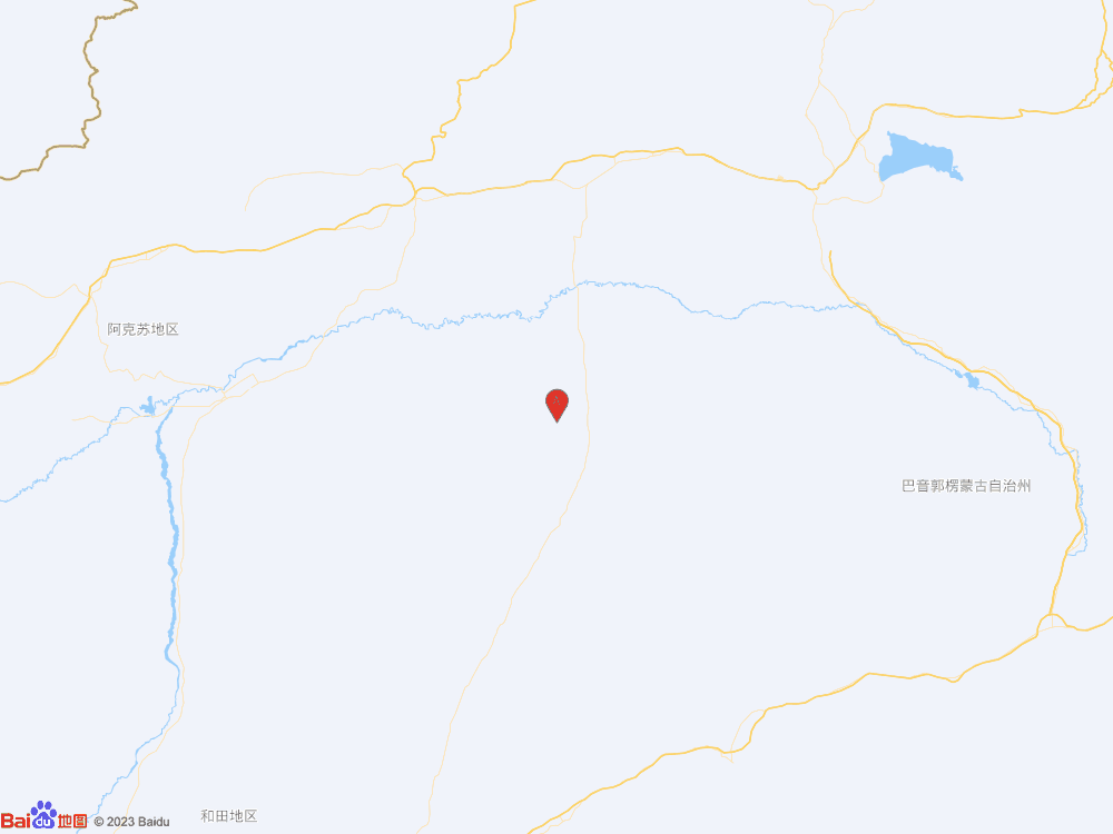 新疆巴音郭楞州尉犁縣發生3.0級地震