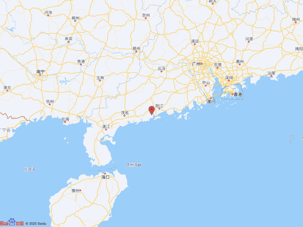 廣東陽(yáng)江市陽(yáng)西縣發(fā)生2.6級(jí)地震