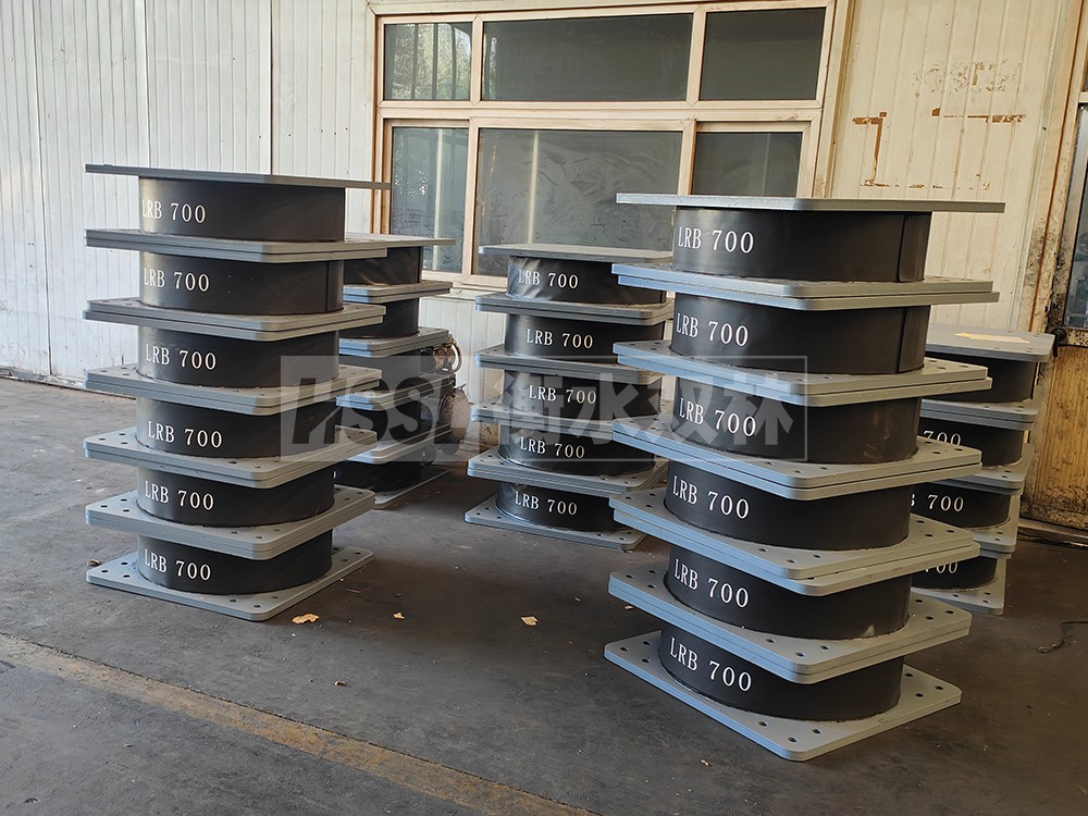 隔震橡膠支座裝置 LRB300鉛芯隔震支座什么價格 LNR700橡膠隔震支座